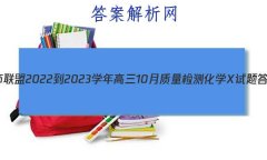 ʦ 2022-2023ѧ10⻯ѧX