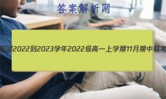 1žA102022-2023ѧ2022һѧ11Ĵ