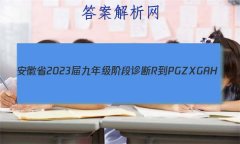 ʡ2023꼶׶ R-PGZX G AH()3ʷ