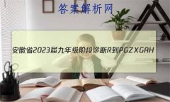 ʡ2023꼶׶ R-PGZX G AH()5뷨δ